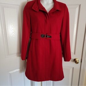 Via Spiga Vibrant Red Trench Coat (RT-1)